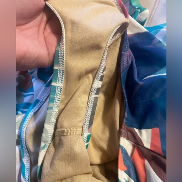 Cacique Swim Multicolor Tropical One Piece Swimsuit 18W Beach Vacation Resort - Picture 5 of 7